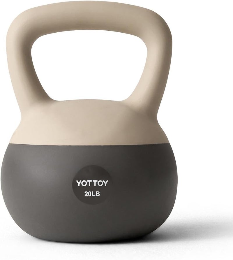 YOTTOY Soft Kettlebell, Set for Strength Training Kettlebells & Home Workouts, Soft-Sided Cushioned Base, Wide-Handle - Ideal for Men, Women, & Beginners - Image 1